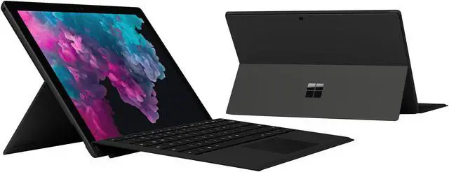 Alt view image 5 of 6 - Microsoft - Surface Pro 6 - 12.3" Touch Screen - Intel Core i5 8250U (1.60 GHz) - 8 GB Memory - 256 GB SSD - Windows 10 Home 64-bit - With Keyboard - Black