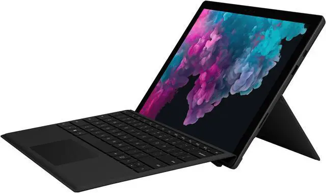 Main image of Microsoft - Surface Pro 6 - 12.3" Touch Screen - Intel Core i5 8250U (1.60 GHz) - 8 GB Memory - 256 GB SSD - Windows 10 Home 64-bit - With Keyboard - Black
