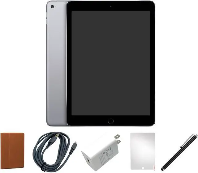 Main image of Refurbished Apple iPad Mini 16 GB Space Gray - IPADMB16-BUNDLE - Space Gray, WiFi Only, Case and Tempered Glass Screen Protector Included. (A1432, MD528LL/A)