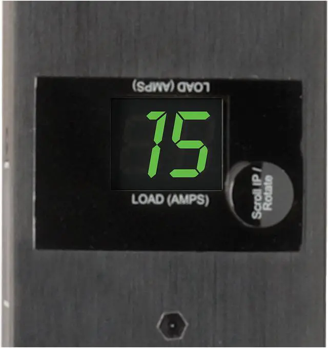 Alt view image 3 of 7 - Tripp Lite 1.4 kWatts Single-Phase Switched PDU with LX Platform Interface, 120V Outlets (16 x 5-15R), 10.0 Feet Cord w/5-15P, 0U, TAA (PDUMV15NETLX)