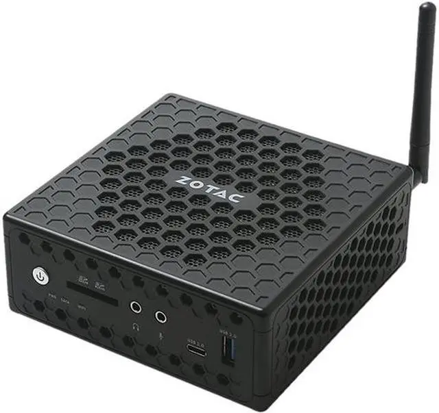Main image of Zotac ZBOX nano C ZBOX-CI327NANO-U Desktop Computer - Intel Celeron N3450 1.10 GHz - 4 GB DDR3L SDRAM - 32 GB SSD - Windows 10 64-Bit - Mini PC
