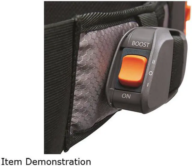 Alt view image 3 of 3 - Hushtone Backpack Vacuum Cleaner, 11.7 Lb., Gray/orange