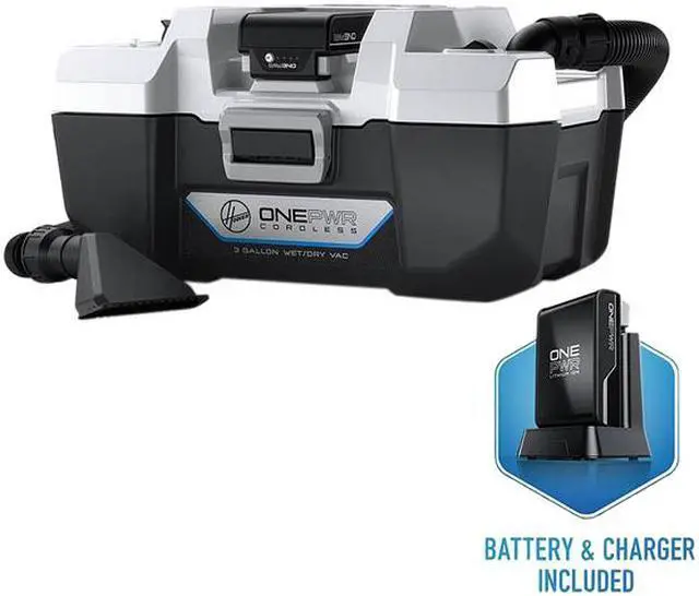 Alt view image 2 of 5 - Hoover ONEPWR Wet/Dry Cordless Utility Vacuum - Kit BH57105