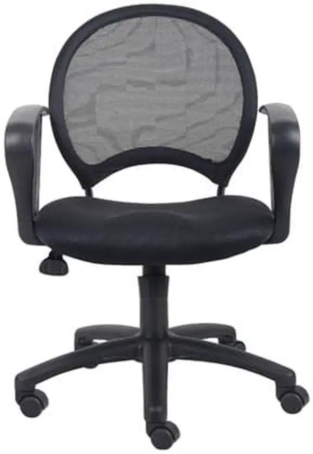 Alt view image 2 of 3 - Boss B6217 Mesh Chair with Loop Arms