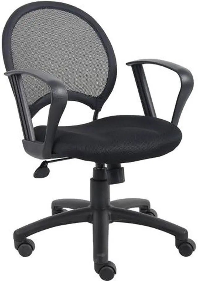 Main image of Boss B6217 Mesh Chair with Loop Arms