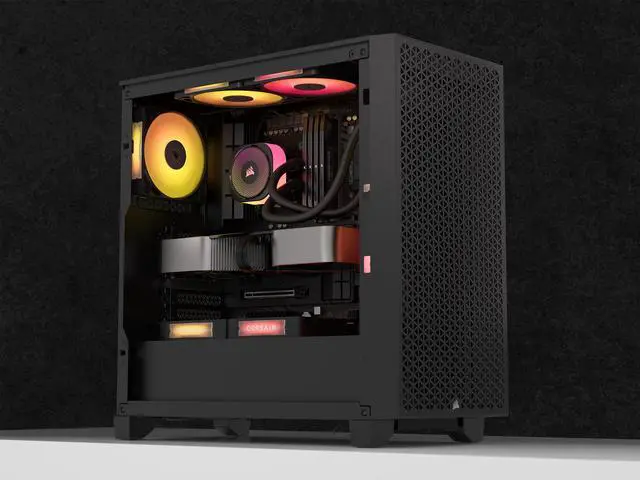 Alt view image 8 of 11 - CORSAIR iCUE LINK TITAN 360 RX RGB Liquid CPU Cooler - RX120 RGB Fans - Fits Intel LGA 1851/1700, AMD AM5/AM4 - iCUE LINK System Hub Included