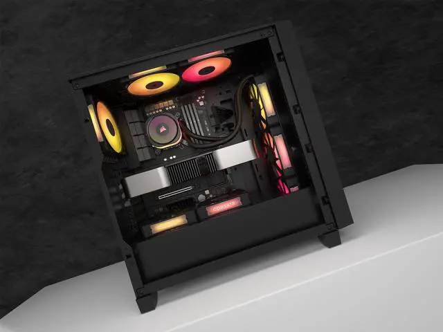 Alt view image 9 of 11 - CORSAIR iCUE LINK TITAN 360 RX RGB Liquid CPU Cooler - RX120 RGB Fans - Fits Intel LGA 1851/1700, AMD AM5/AM4 - iCUE LINK System Hub Included