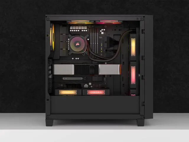 Alt view image 10 of 11 - CORSAIR iCUE LINK TITAN 360 RX RGB Liquid CPU Cooler - RX120 RGB Fans - Fits Intel LGA 1851/1700, AMD AM5/AM4 - iCUE LINK System Hub Included