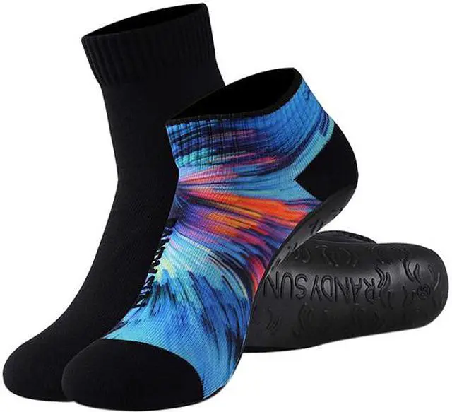 Main image of RANDY SUN Quick Dry Beach Volleyball Socks Non Slip Barefoot Sand Shoes 2 Pairs Pack Hot Protective Breathable Foldable