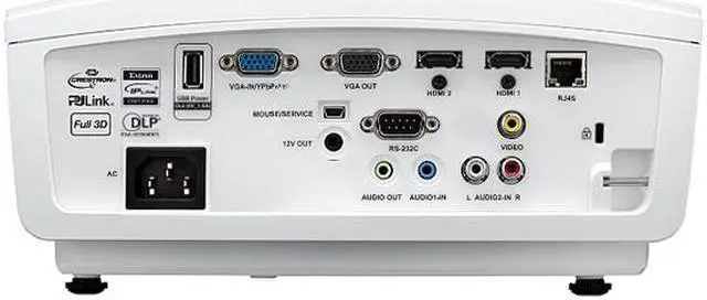 Alt view image 5 of 7 - Optoma - EH415ST - Optoma EH415ST 3D Ready DLP Projector - 1080p - HDTV - 16:9 - Front, Rear, Ceiling - 280 W - 3000