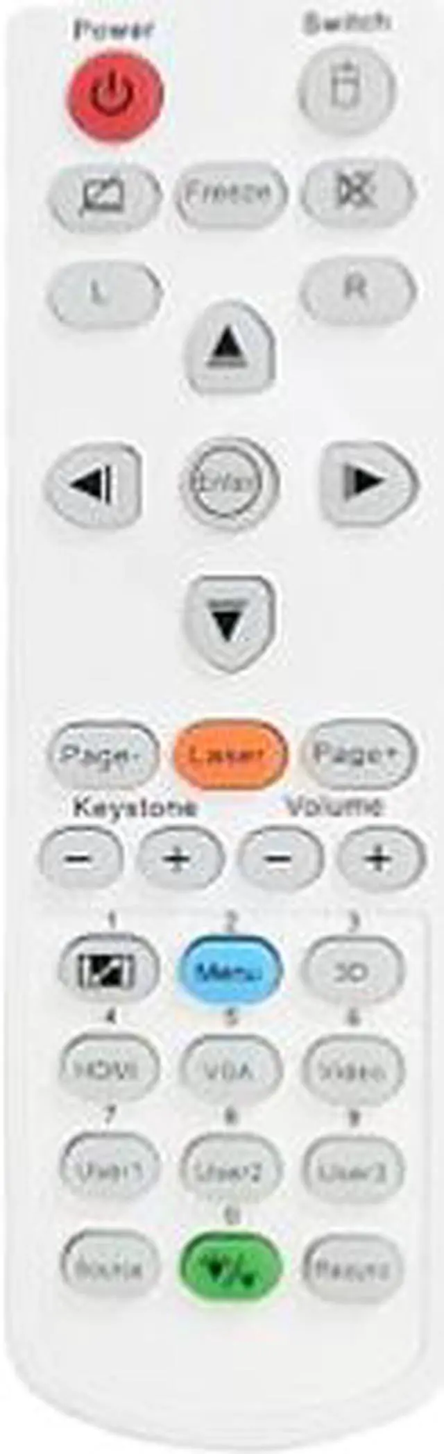 Alt view image 6 of 7 - Optoma - EH415ST - Optoma EH415ST 3D Ready DLP Projector - 1080p - HDTV - 16:9 - Front, Rear, Ceiling - 280 W - 3000