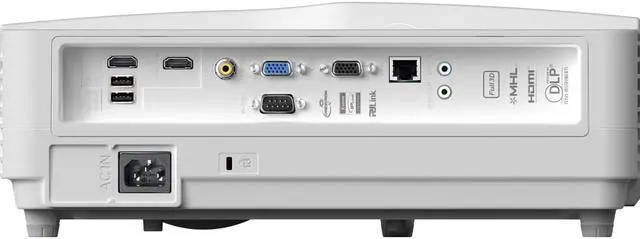 Alt view image 2 of 6 - Optoma EH340UST 3D Ultra Short Throw DLP Projector 16:9