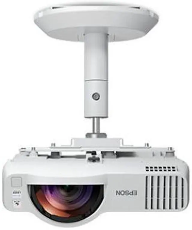 Alt view image 4 of 11 - Epson PowerLite L210SF Wireless 1080p 3LCD Short Throw Lamp-Free Laser projector (V11HA75020) - White
