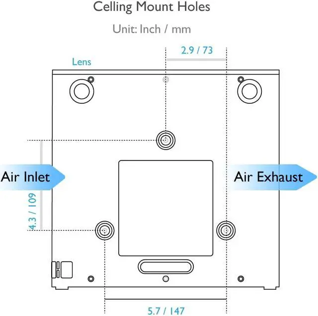 Alt view image 14 of 14 - BenQ X3000i 4K HDR 4LED Gaming Projector, 3000 Lumens, Preset Game Modes, Cinematic Game Audio, 2D Keystone