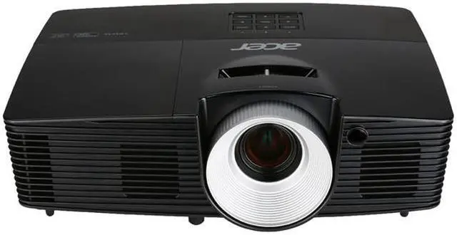 Alt view image 2 of 7 - Acer P1387W  DLP 3D Projector, 1920 x 1200, 17,000:1, 4500 ANSI Lumens, HDMI&VGA&USB Ports