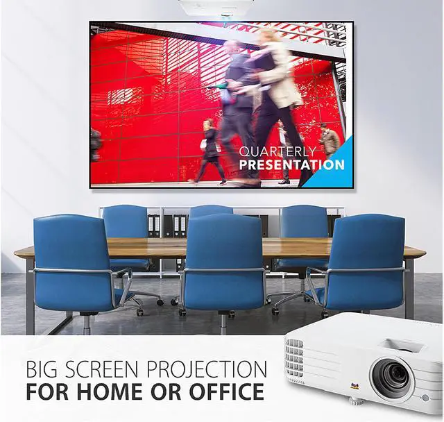 Alt view image 2 of 10 - ViewSonic PG706HD 4000 Lumens Full HD 1080p Projector with RJ45 LAN Control Vertical Keystoning and Optical Zoom for Home and Office