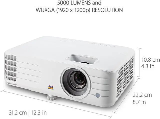 Alt view image 4 of 6 - ViewSonic PG701WU 3500 Lumens WUXGA Projector with Vertical Keystone Dual 3D Ready HDMI Inputs and Low Input Latency for Home and Office