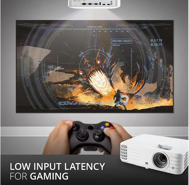 Alt view image 4 of 15 - ViewSonic PX701HD 1080p Projector with 3500 Lumens, SuperColor, Vertical Lens Shift, Dual HDMI, Enjoy Sports and Streaming with Dongle