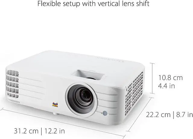 Alt view image 6 of 15 - ViewSonic PX701HD 1080p Projector with 3500 Lumens, SuperColor, Vertical Lens Shift, Dual HDMI, Enjoy Sports and Streaming with Dongle