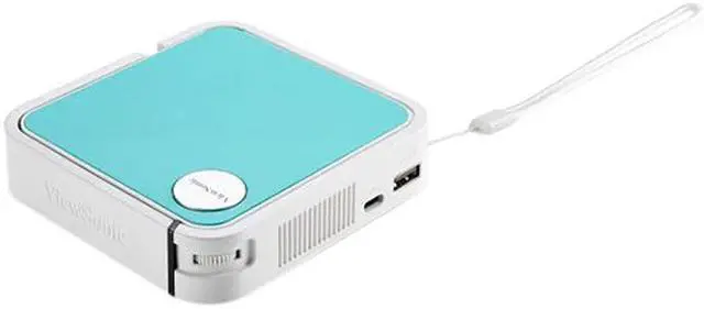 Alt view image 6 of 9 - ViewSonic M1 mini Plus Smart LED Pocket Cinema Projector with JBL Speaker, Built-In Battery, Wi-Fi and Bluetooth Connectivity