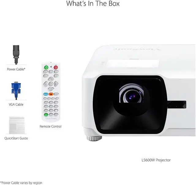 Alt view image 8 of 14 - ViewSonic LS600W Bright 3000 Lumens WXGA Lamp Free LED Projector with HV Keystone and 360 Degree Flexible Installation, LAN Control, 10W Speaker