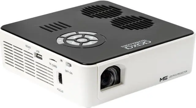 Alt view image 2 of 6 - AAXA M5 HD LED Micro Projector M5 HD LED Micro Projector