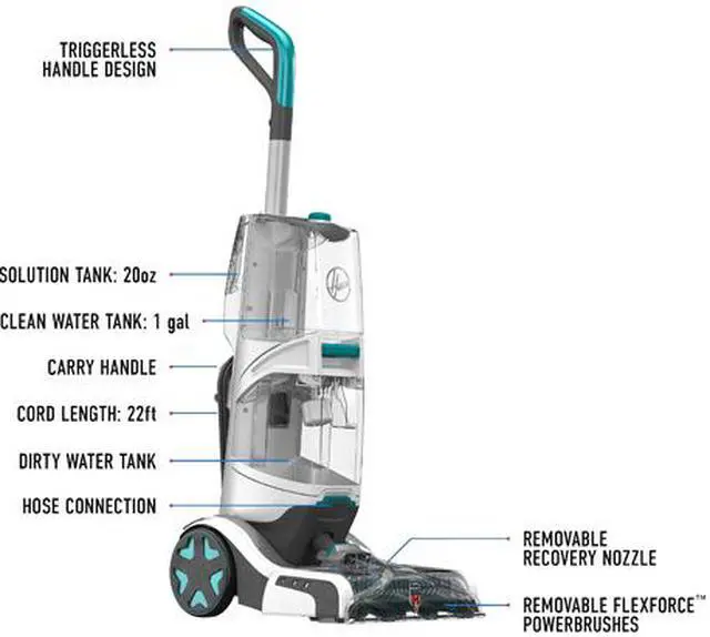 Alt view image 3 of 9 - Hoover SmartWash Automatic Carpet Cleaner / Washer FH52000