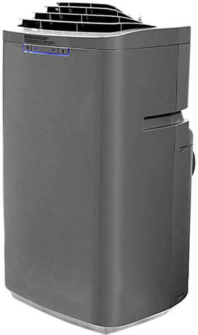 13,000 BTU Portable Air Conditioner, Dual-Hose System in Grey with  Dehumidifier