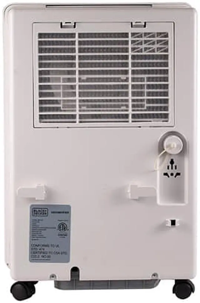 Alt view image 3 of 7 - BLACK+DECKER BDT70WT 70 Pint Portable Dehumidifier, White