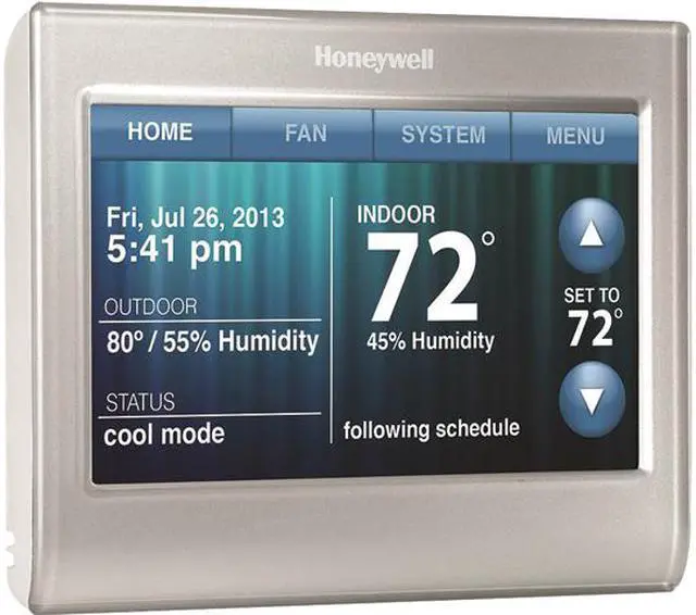 Main image of Honeywell RTH9580WF Wi-Fi Smart Thermostat w/ Customizable Color Touchscreen
