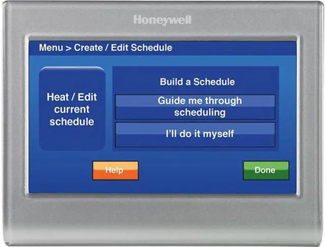 Alt view image 2 of 5 - Honeywell RTH9580WF Wi-Fi Smart Thermostat w/ Customizable Color Touchscreen
