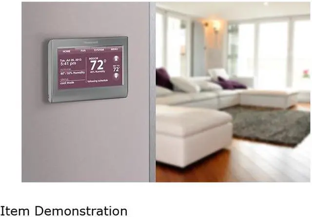 Alt view image 5 of 5 - Honeywell RTH9580WF Wi-Fi Smart Thermostat w/ Customizable Color Touchscreen