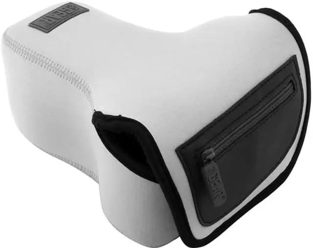 Main image of USA Gear FlexARMOR dSLR Camera Case Holster Sleeve - Works With Nikon D750, Canon EOS 7D Mark II, Rebel T5, Sony Alpha 7 II, Pentax K-S2 & More DSLR Cameras (Grey)