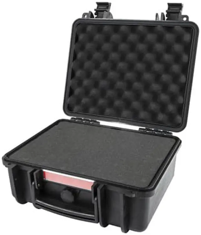 Alt view image 3 of 7 - Monoprice Weatherproof Hard Case - 13in x 12in x 6in With Customizable Foam, IP67, Shockproof, Customizable Name Plate