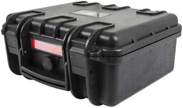 Alt view image 5 of 7 - Monoprice Weatherproof Hard Case - 13in x 12in x 6in With Customizable Foam, IP67, Shockproof, Customizable Name Plate