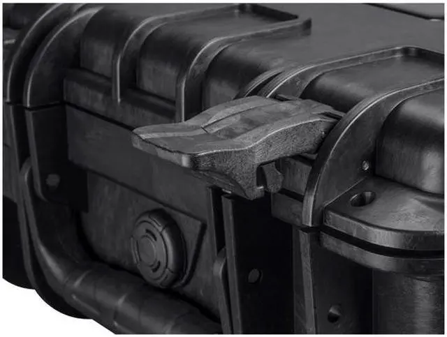 Alt view image 7 of 7 - Monoprice Weatherproof Hard Case - 13in x 12in x 6in With Customizable Foam, IP67, Shockproof, Customizable Name Plate