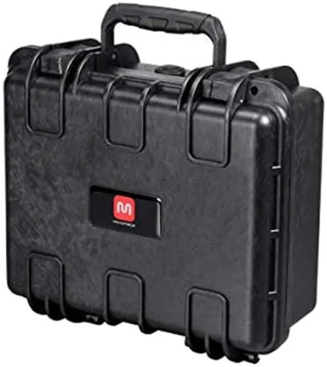 Alt view image 2 of 7 - Monoprice Weatherproof Hard Case - 13in x 12in x 6in With Customizable Foam, IP67, Shockproof, Customizable Name Plate