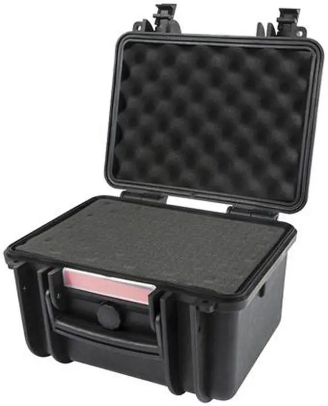 Alt view image 2 of 6 - Monoprice Weatherproof Hard Case with Customizable Foam, 12" x 10" x 8"