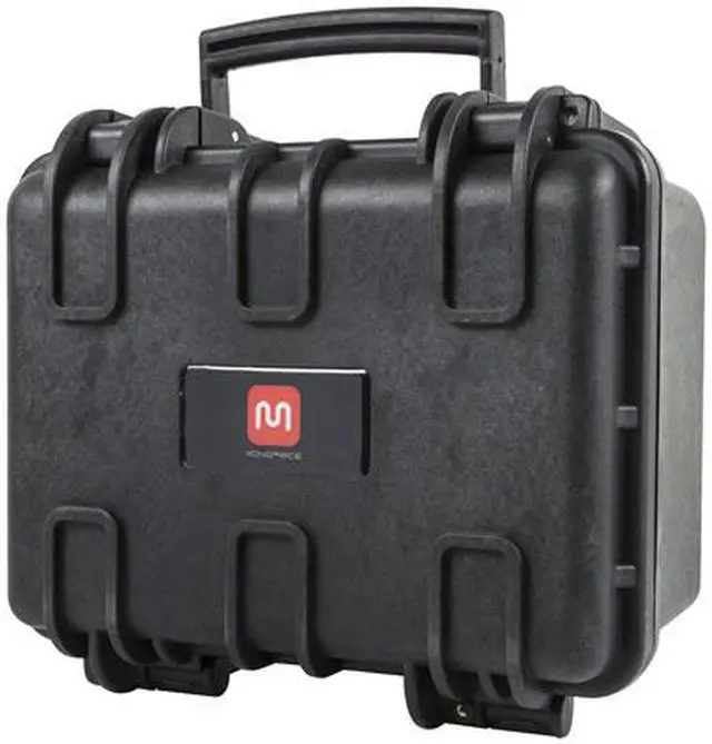 Alt view image 3 of 6 - Monoprice Weatherproof Hard Case with Customizable Foam, 12" x 10" x 8"