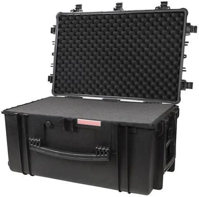 Alt view image 2 of 6 - Monoprice Weatherproof Hard Case with Wheels and Customizable Foam, 33" x 22" x 17"