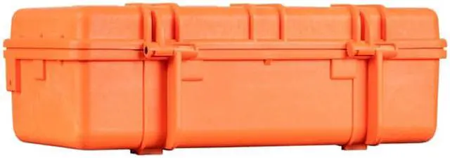 Alt view image 3 of 6 - Monoprice Weatherproof Hard Case - 22in x 14in x 8in, Orange With Customizable Foam, Shockproof, IP67