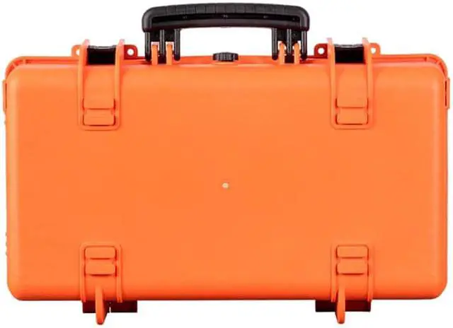 Alt view image 5 of 6 - Monoprice Weatherproof Hard Case - 22in x 14in x 8in, Orange With Customizable Foam, Shockproof, IP67