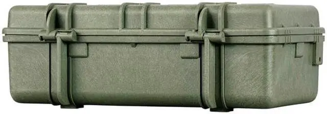 Alt view image 4 of 6 - Monoprice Weatherproof Hard Case - 22in x 14in x 8in, OD Green With Customizable Foam, Shockproof, IP67