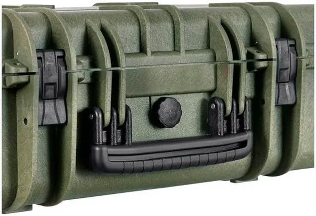 Alt view image 6 of 6 - Monoprice Weatherproof Hard Case - 22in x 14in x 8in, OD Green With Customizable Foam, Shockproof, IP67