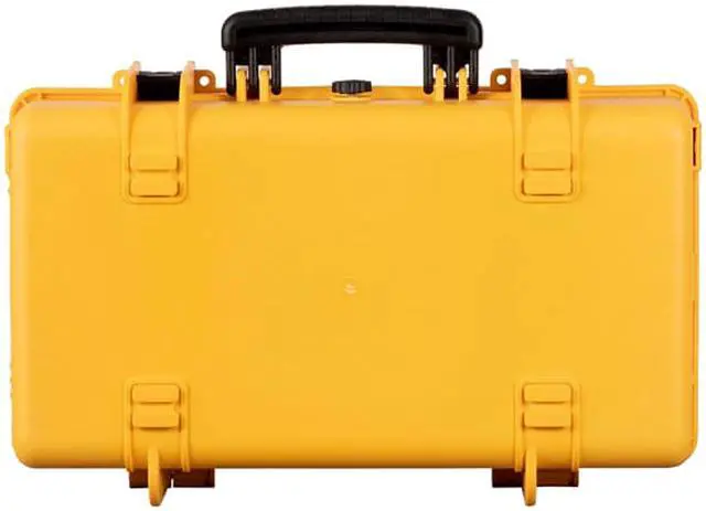 Alt view image 5 of 6 - Monoprice Weatherproof Hard Case - 22in x 14in x 8in, Yellow With Customizable Foam, Shockproof, IP67