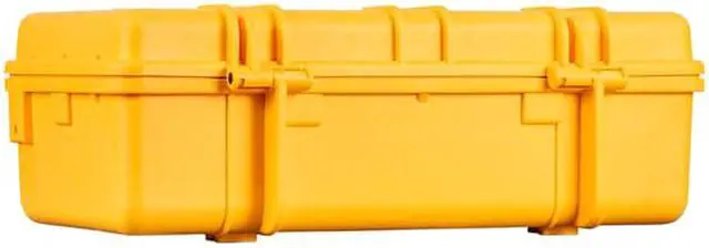 Alt view image 4 of 6 - Monoprice Weatherproof Hard Case - 22in x 14in x 8in, Yellow With Customizable Foam, Shockproof, IP67