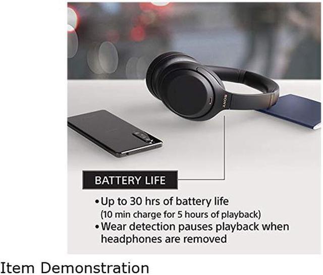 Alt view image 11 of 11 - Sony WH-1000XM4 Wireless Industry Leading Noise Canceling Overhead Headphones with Mic for Phone-Call and Alexa Voice Control, Black