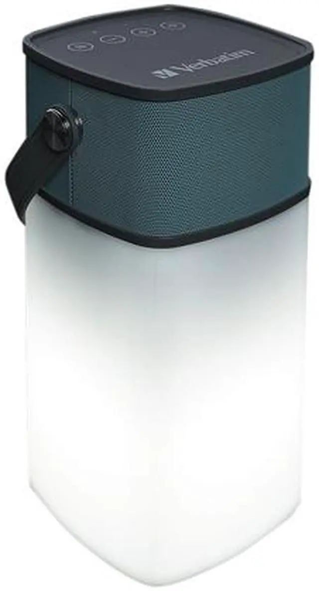 Alt view image 2 of 6 - Verbatim 98594 2-In-1 Water Resistant Speaker Lantern - Speaker - For Portable Use - Wireless - Usb - Sea Glass