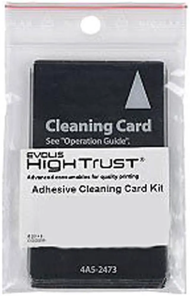 Main image of Evolis ACL006 Avansia Cleaning Kit, Pack Of 5 Adhesive Cards (Rollers)