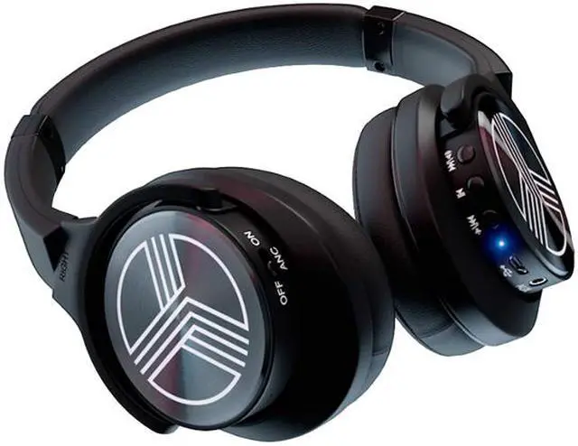 Alt view image 3 of 7 - TREBLAB Z2, Over Ear Workout Headphones with Microphone, Bluetooth 5.0, Active Noise Cancelling (ANC), Up to 35H Battery Life, Wireless Headphones for Sport, Workout, Running, Gym (Black)